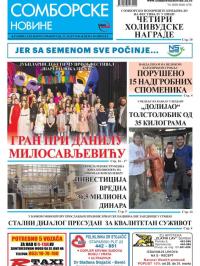Somborske novine - broj 3378, 22. mar 2019.