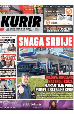 Kurir - broj 4334, 27. mar 2026.