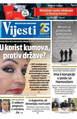 Vijesti - broj 8656, 18. maj 2022.