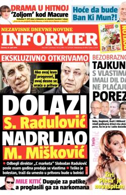 Informer - broj 589, 10. apr 2014.
