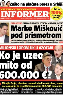 Informer - broj 172, 26. nov 2012.