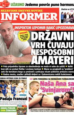 Informer - broj 719, 12. sep 2014.