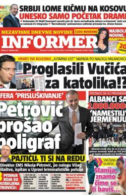 Informer - broj 1050, 13. okt 2015.