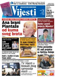 Vijesti - broj 6117, 7. apr 2015.