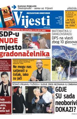 Vijesti - broj 5805, 27. maj 2014.
