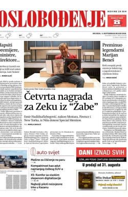 Oslobođenje - broj 25781, 5. sep 2018.