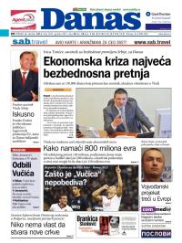 Danas - broj 5853, 8. okt 2013.