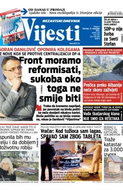 Vijesti - broj 5975, 13. nov 2014.