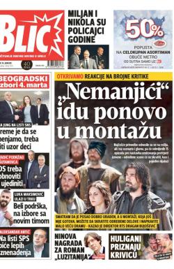 Blic - broj 7515, 16. jan 2018.