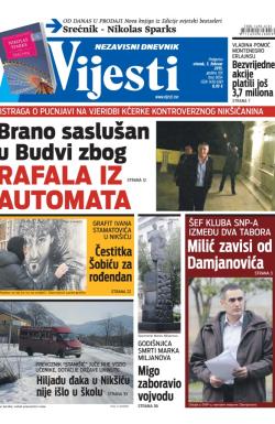 Vijesti - broj 6054, 3. feb 2015.