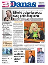 Danas - broj 7079-7080, 15. feb 2017.