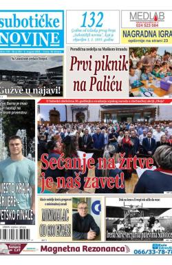 Nove Subotičke novine - broj 434, 8. avg 2025.