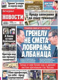 Večernje novosti - broj 3494, 25. jan 2020.