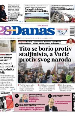 Danas - broj 9938, 14. jun 2025.