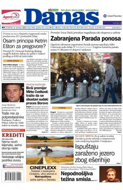Danas - broj 5484, 4. okt 2012.