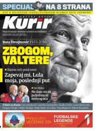Kurir - broj 825, 24. maj 2016.