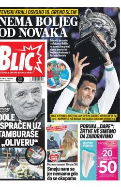 Blic - broj 8615, 22. feb 2021.