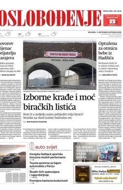 Oslobođenje - broj 25809, 3. okt 2018.