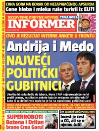 Informer CG - broj 822, 15. jan 2015.