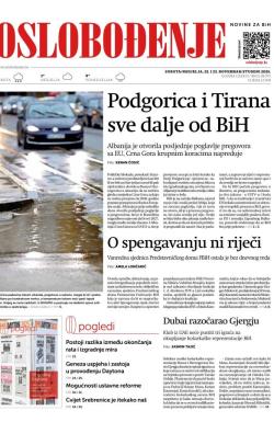 Oslobođenje - broj 28073, 22. nov 2025.
