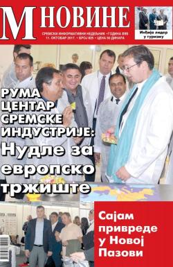 M Novine, Sr. Mitrovica - broj 825, 11. okt 2017.