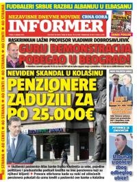 Informer CG - broj 1047, 9. okt 2015.