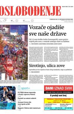 Oslobođenje - broj 27135, 31. okt 2022.