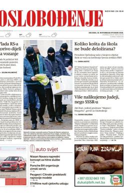 Oslobođenje - broj 25137, 16. nov 2016.