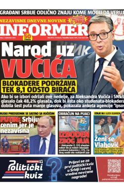 Informer - broj 4073, 3. sep 2025.