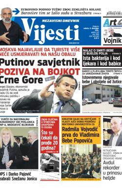 Vijesti - broj 5998, 6. dec 2014.