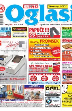 Novosti oglasi - broj 1342, 17. dec 2014.