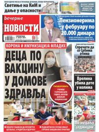 Večernje novosti - broj 4031, 2. avg 2021.