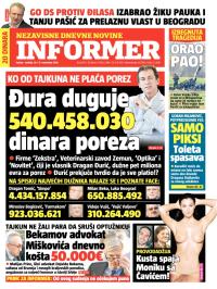 Informer - broj 470, 16. nov 2013.