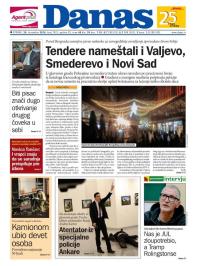 Danas - broj 7022, 20. dec 2016.