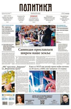 Politika - broj 40281, 28. jan 2026.