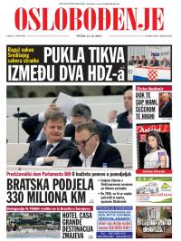 Oslobođenje - broj 24.073, 13. dec 2013.