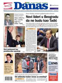 Danas - broj 5474, 24. sep 2012.