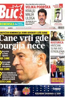 Blic - broj 6779, 26. dec 2015.