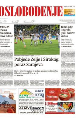 Oslobođenje - broj 25357, 30. jun 2017.