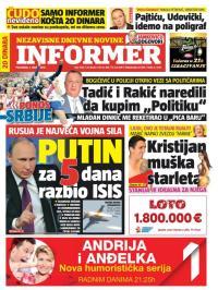 Informer - broj 1043, 5. okt 2015.