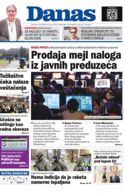 Danas - broj 9154, 17. nov 2022.