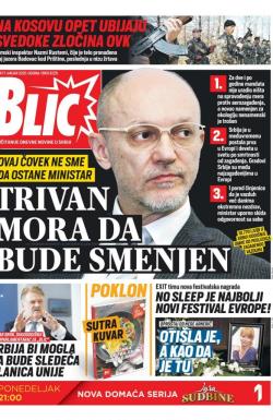 Blic - broj 8229, 17. jan 2020.