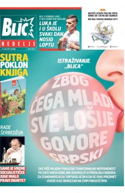 Blic - broj 8025, 23. jun 2019.