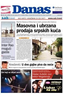 Danas - broj 6106, 18. jun 2014.