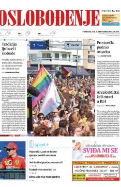 Oslobođenje - broj 26143, 9. sep 2019.