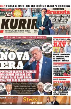 Kurir - broj 4275, 25. jan 2026.