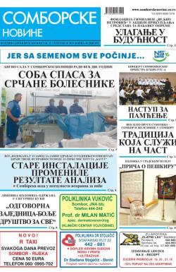 Somborske novine - broj 3403, 13. sep 2019.