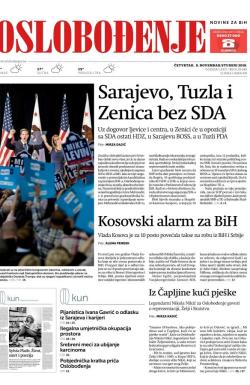 Oslobođenje - broj 25845, 8. nov 2018.