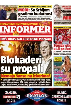 Informer - broj 4211, 19. feb 2026.
