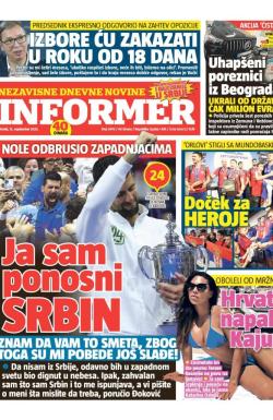 Informer - broj 3470, 12. sep 2023.